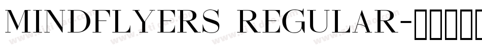 Mindflyers Regular字体转换